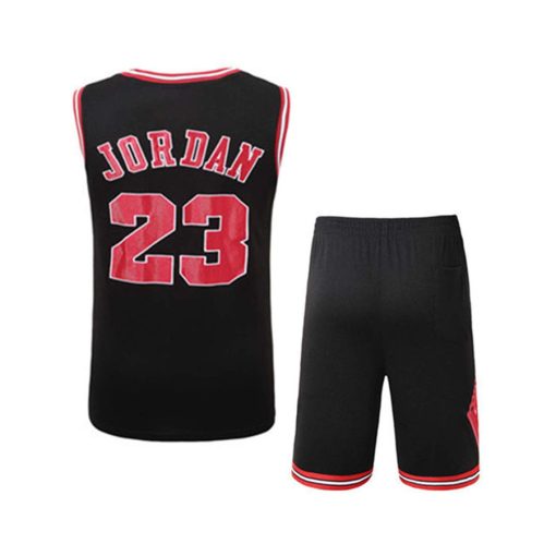 basketball uniform black with red logo Vendorist Apparels Black Red Basketball Uniforms and Sublimated Jerseys