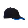 cap black blue logo embossed Vendorist Apparels Cap Black & Blue Logo Embossed Multicolor