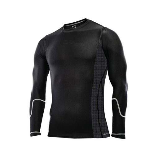 compression long sleeve shirt black sportswear Vendorist Apparels Black Compression Shirts Long Sleeve