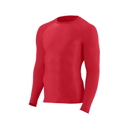 compression long sleeve shirt red augusta sportswear Vendorist Apparels Compression Shirts Red Long Sleeve