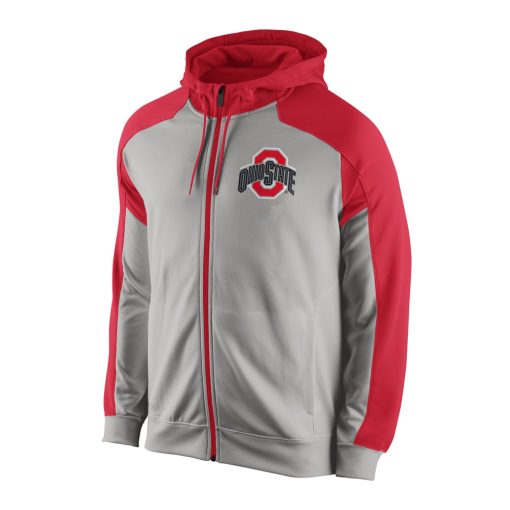 nike gray mens ohio state buckeyes therma fit full zip hoodie product 1 19740972 0 225069927 normal Vendorist Apparels Hoodie Red & Grey with Ohio State Logo