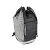sports bag grey black supreme logo Vendorist Apparels Sports Bag Grey & Black Supreme Logo Print Texture Backpack
