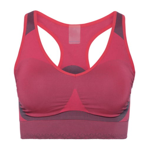 sports bra pink odyssey gray seamless Vendorist Apparels Sports Bra Pink Odyssey Grey High Support
