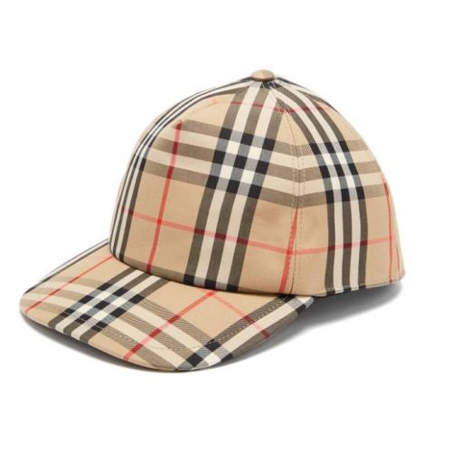 vinatage brown check cap Vendorist Apparels Vintage Brown Check Logo Baseball Caps