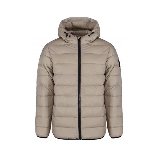 weekend offender frazier hooded quilted jacket stone p1358 8578 image Vendorist Apparels Hooded Quilted Jackets Light Brown