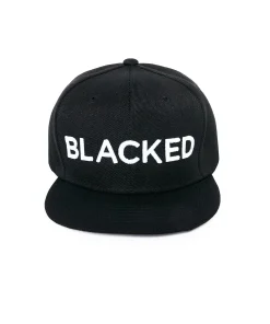 blacked hat front side