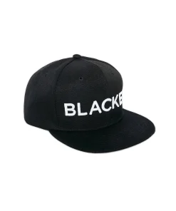 Blacked Hat Snapback in front Black